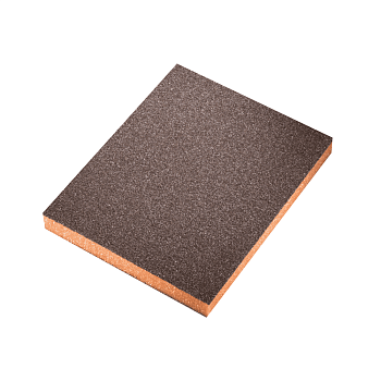 Губка 7983 абразивная 2-сторон. siasponge flex, 98*120*13 мм, ОРАНЖЕВАЯ Р120-180 Medium